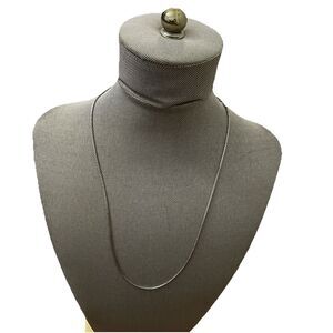 Karizia Sterling Silver Snake Chain Necklace 20" Marked KA 1772 Italy 925